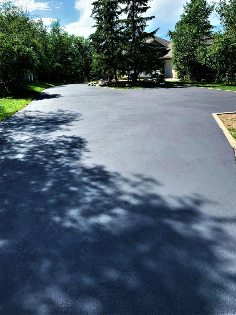 Seal Coating Driveway