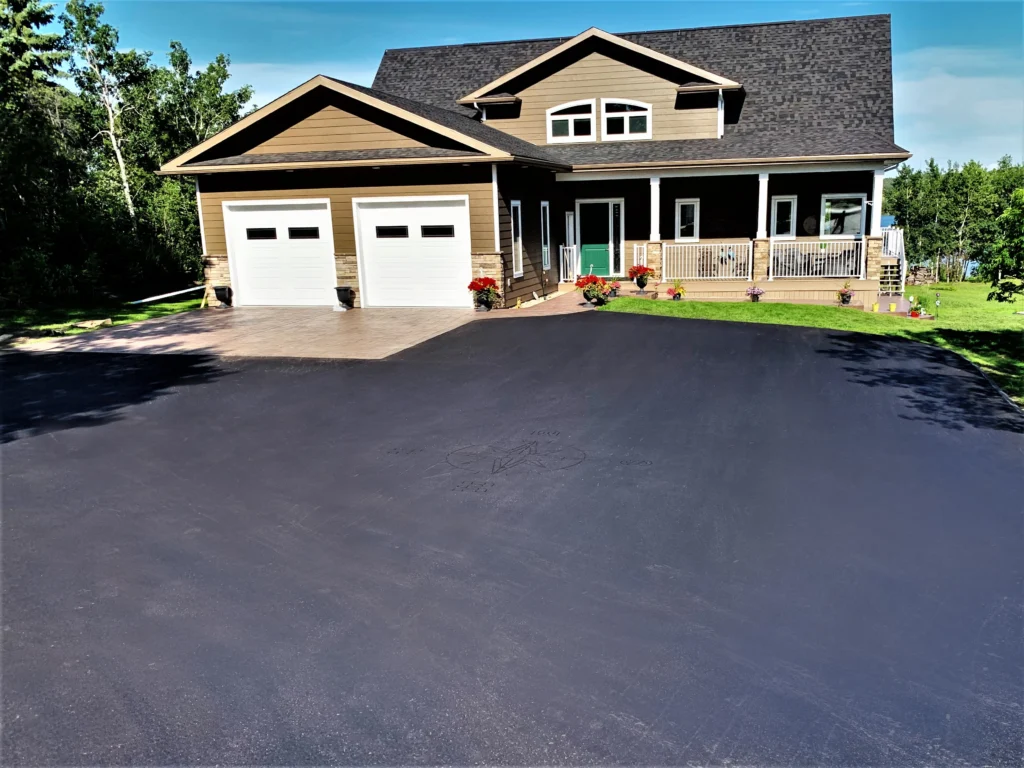 Paving home driveway